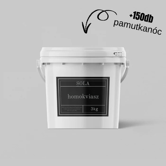 3 kg  homokviasz + 100 kanóc – SOLA®