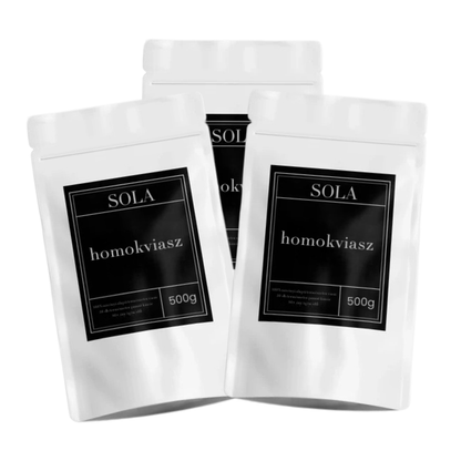 SOLA® Prémium Hófehér Homokviasz 3 csomag - Az én boltom