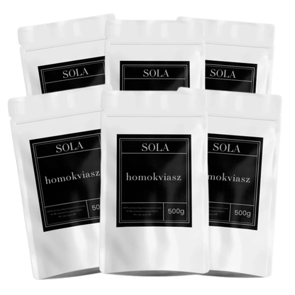 SOLA® Prémium Hófehér Homokviasz 6 csomag - Az én boltom