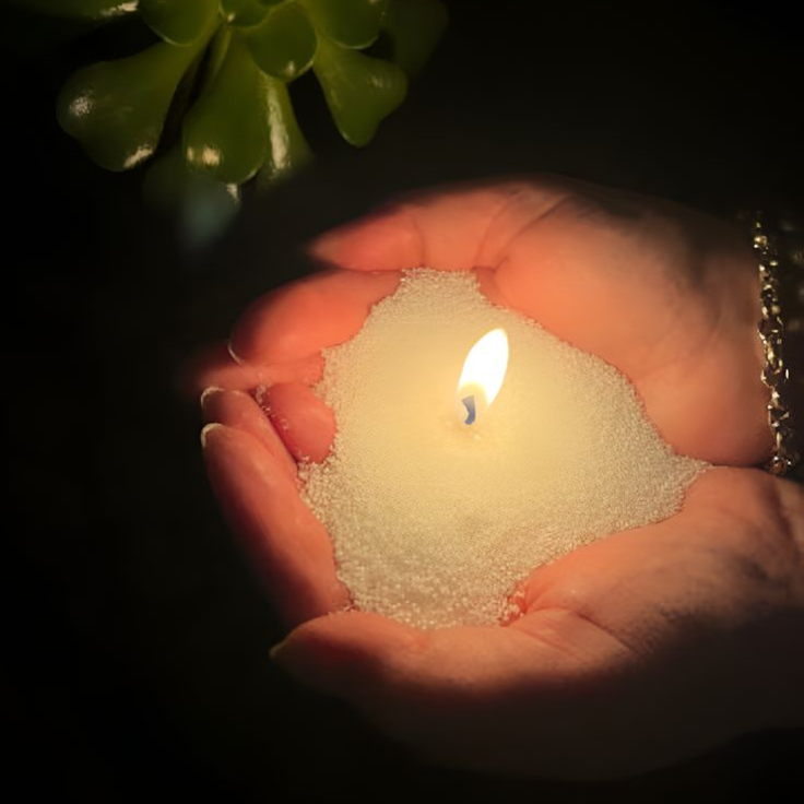 2x500g csomag homokviasz & Bézs kerámia tál